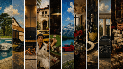 001 Wealth iPhone wallpaper pack preview